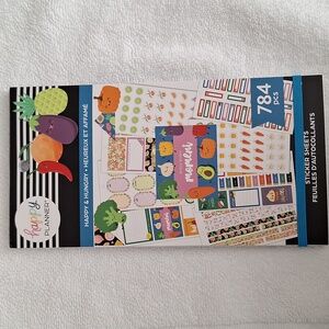 NEW Happy Planner Foodie Theme Sticker Book 748 Pcs